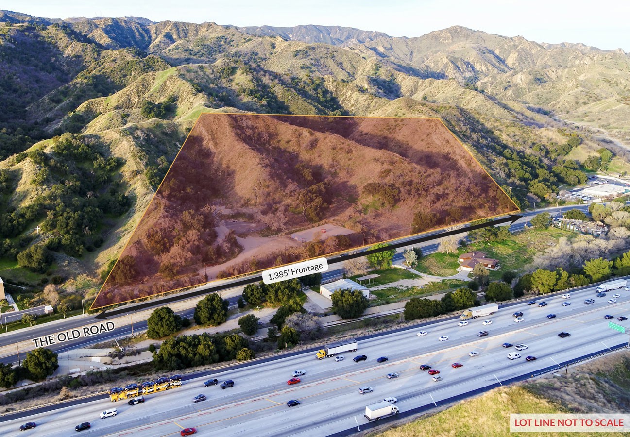 M1 Zoned development site at 23925 The Old Road in Newhall, California